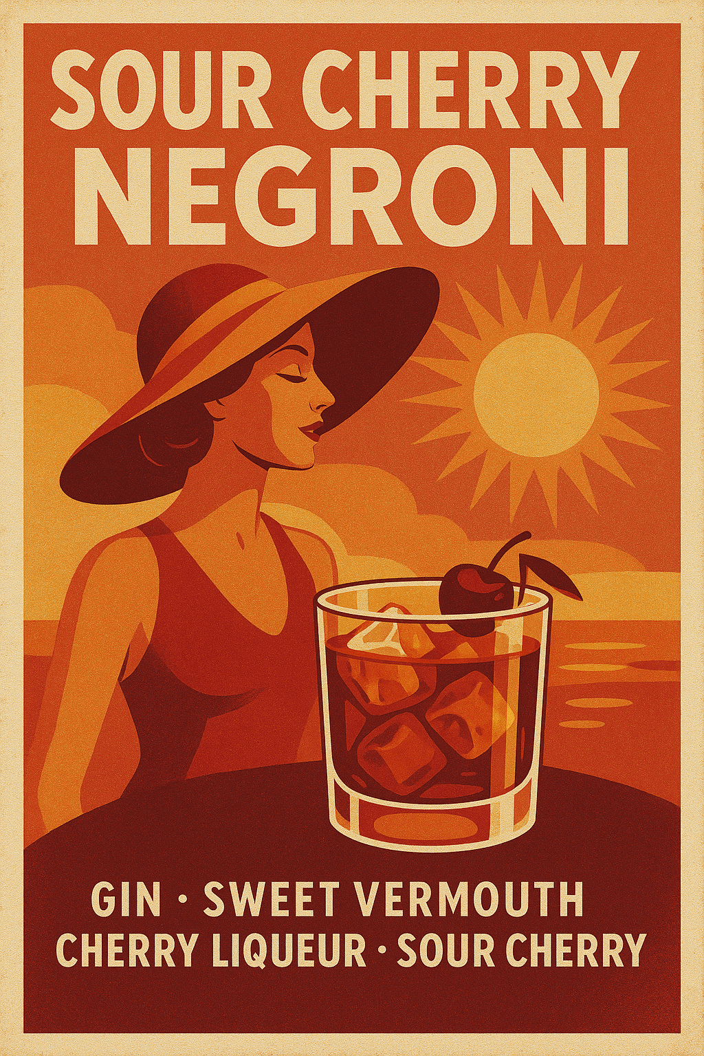 Sour Cherry Negroni